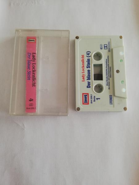 Lady Lockenlicht Folge 4 Der blaue Stein 5-fach Silber geschraubt Weiß mit Rot Blauen Druck 514226.1 Europa(Nur Seitencover vorhanden)